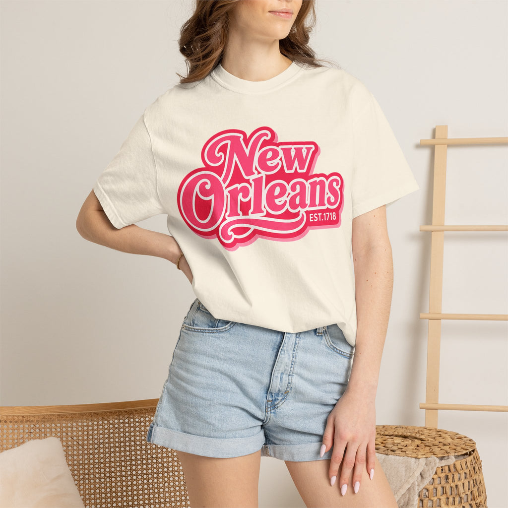 New Orleans Retro Script Tee