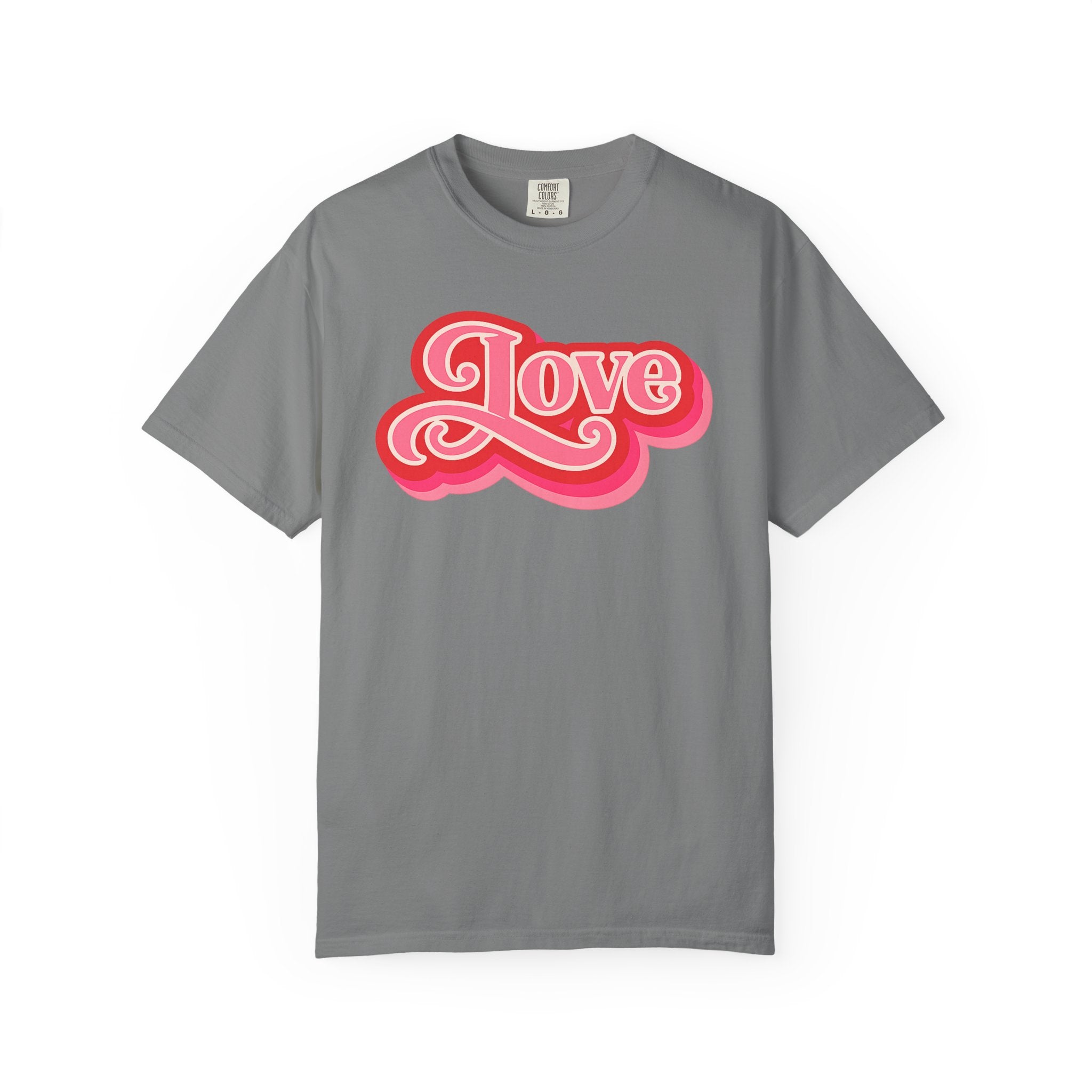 Love Retro Script Tee