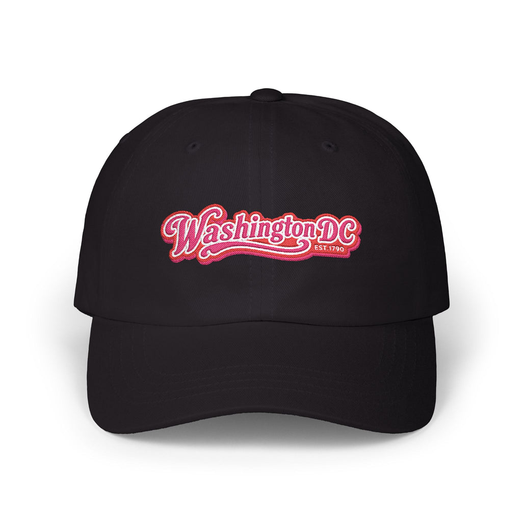 Washington DC Retro Script Dad Hat