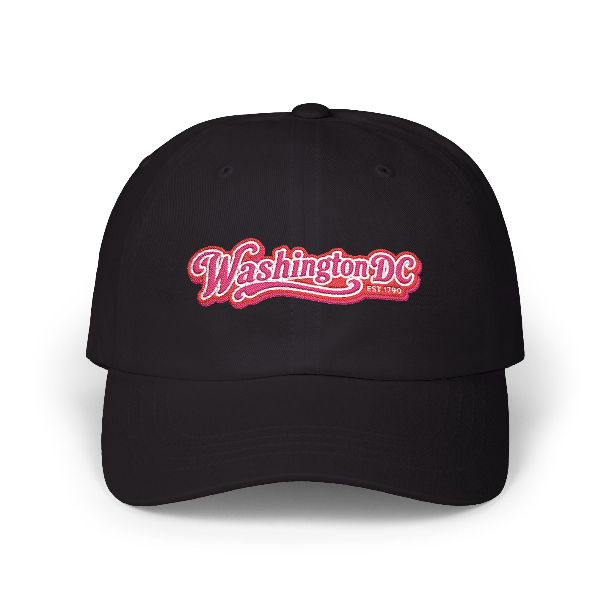 Washington DC Retro Script Dad Hat