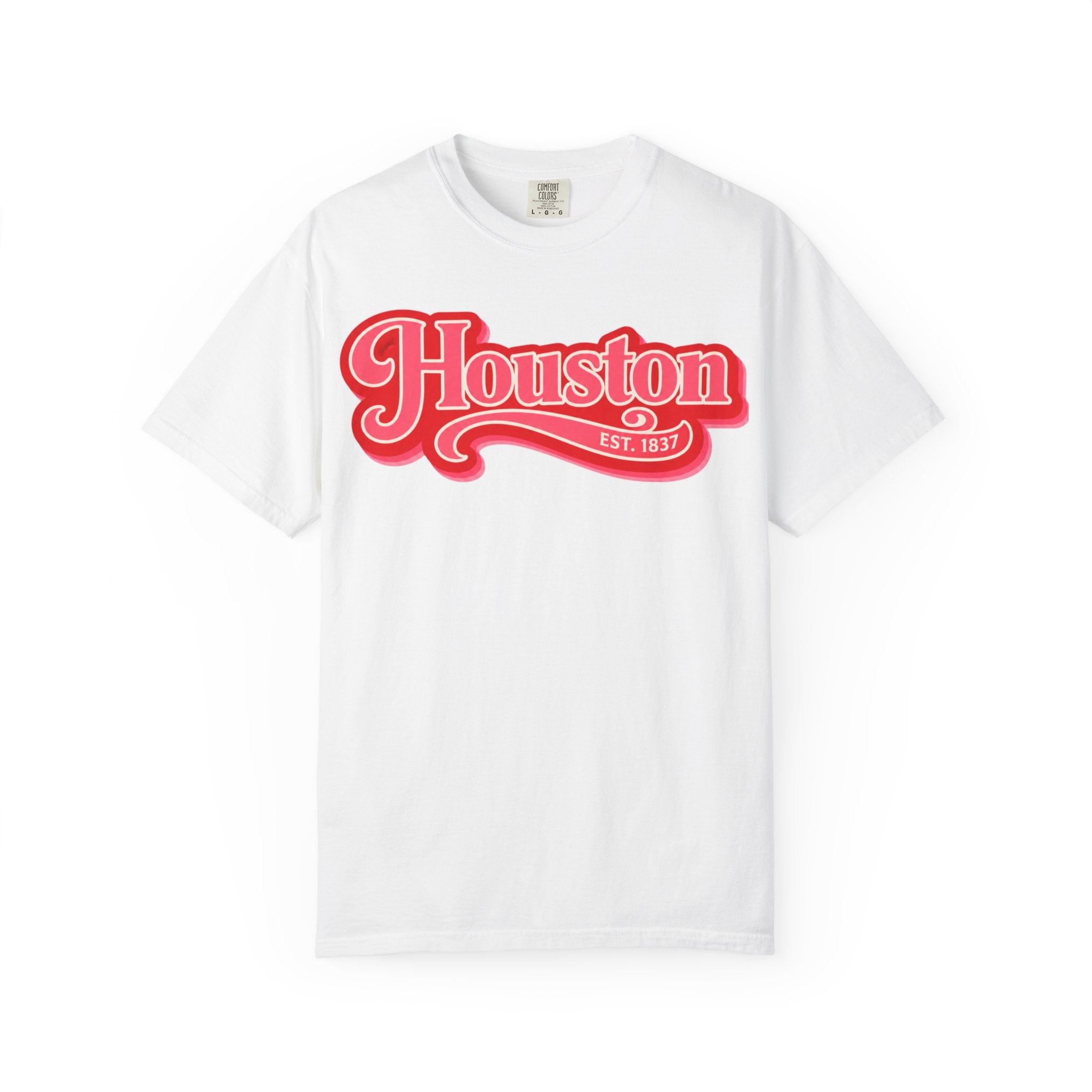 Houston Retro Script Tee