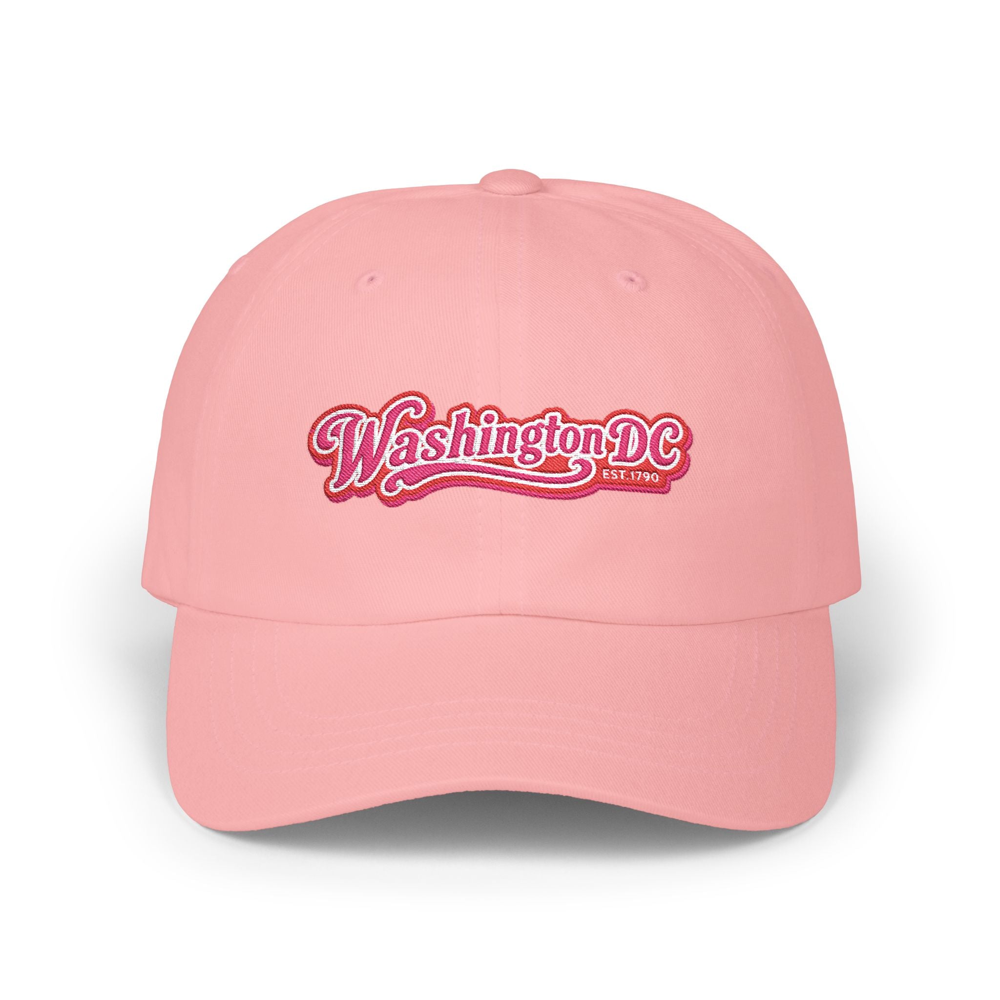 Washington DC Retro Script Dad Hat