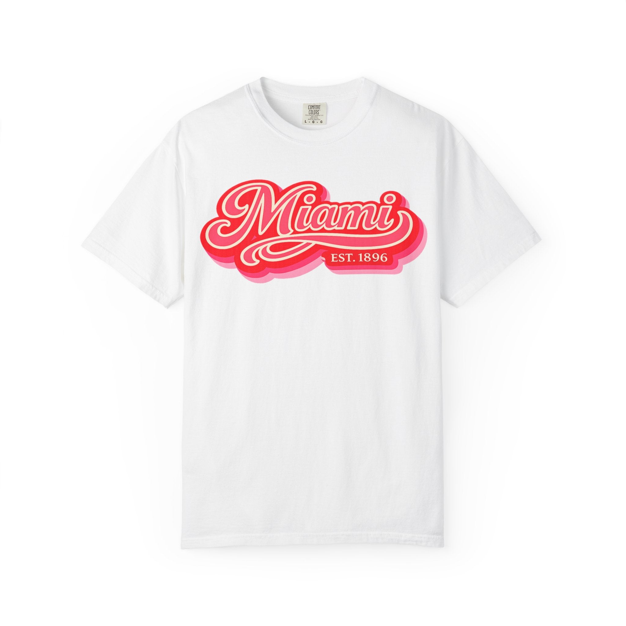 Miami Retro Script Tee