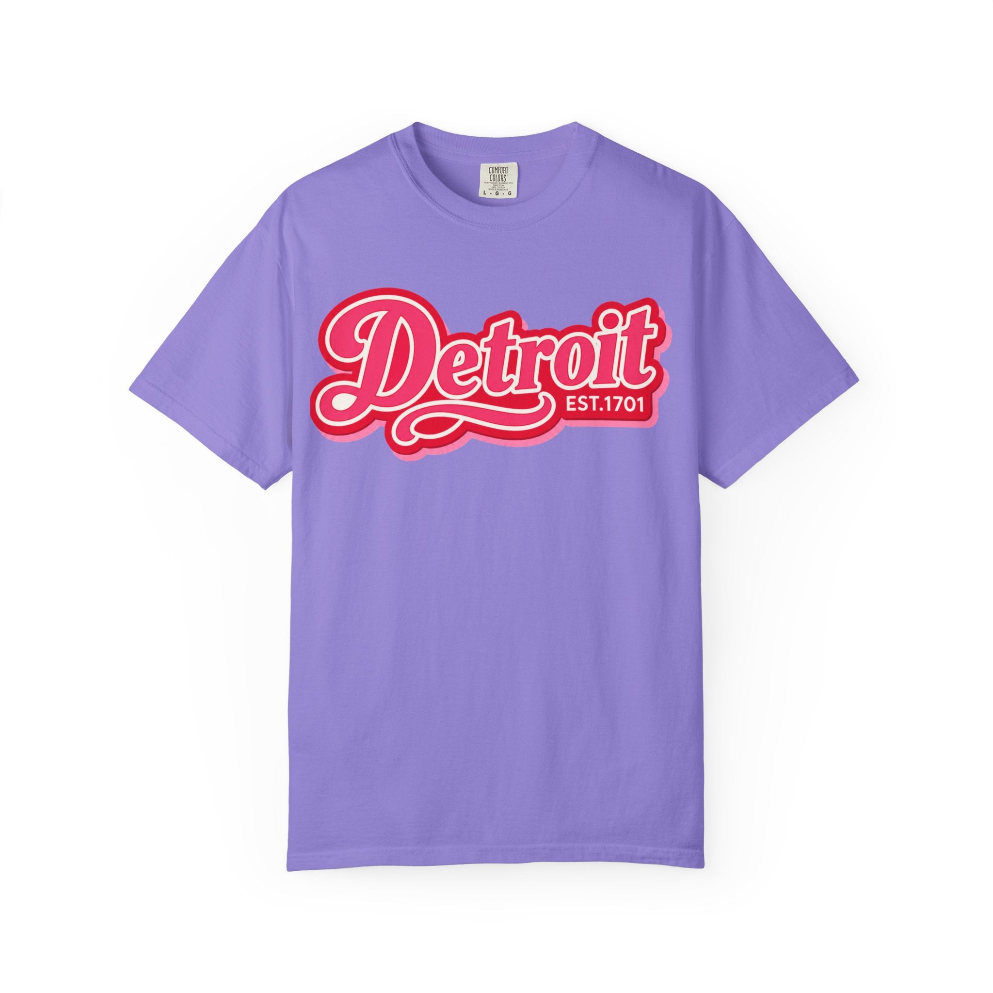 Detroit Retro Script Tee