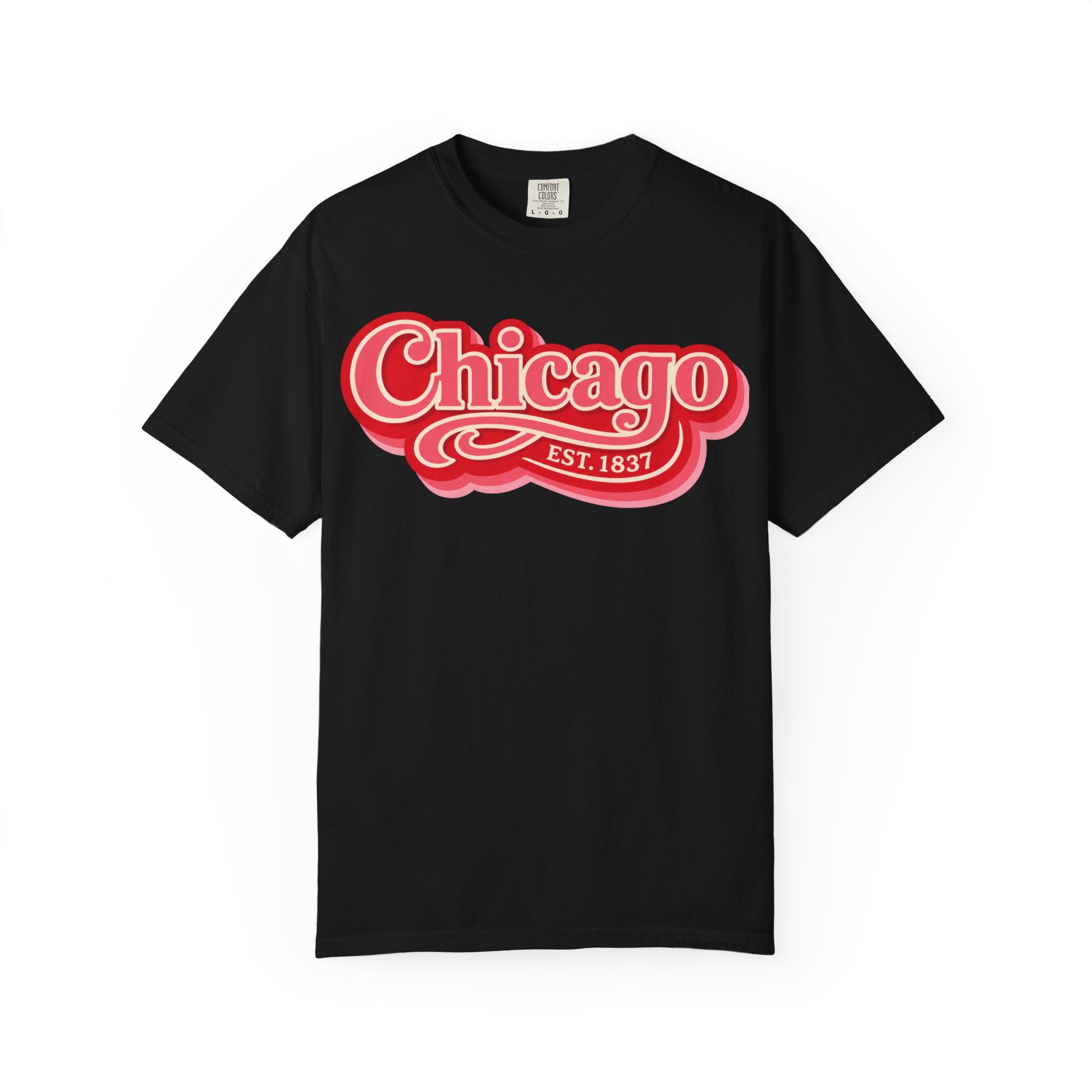 Chicago Retro Script Tee