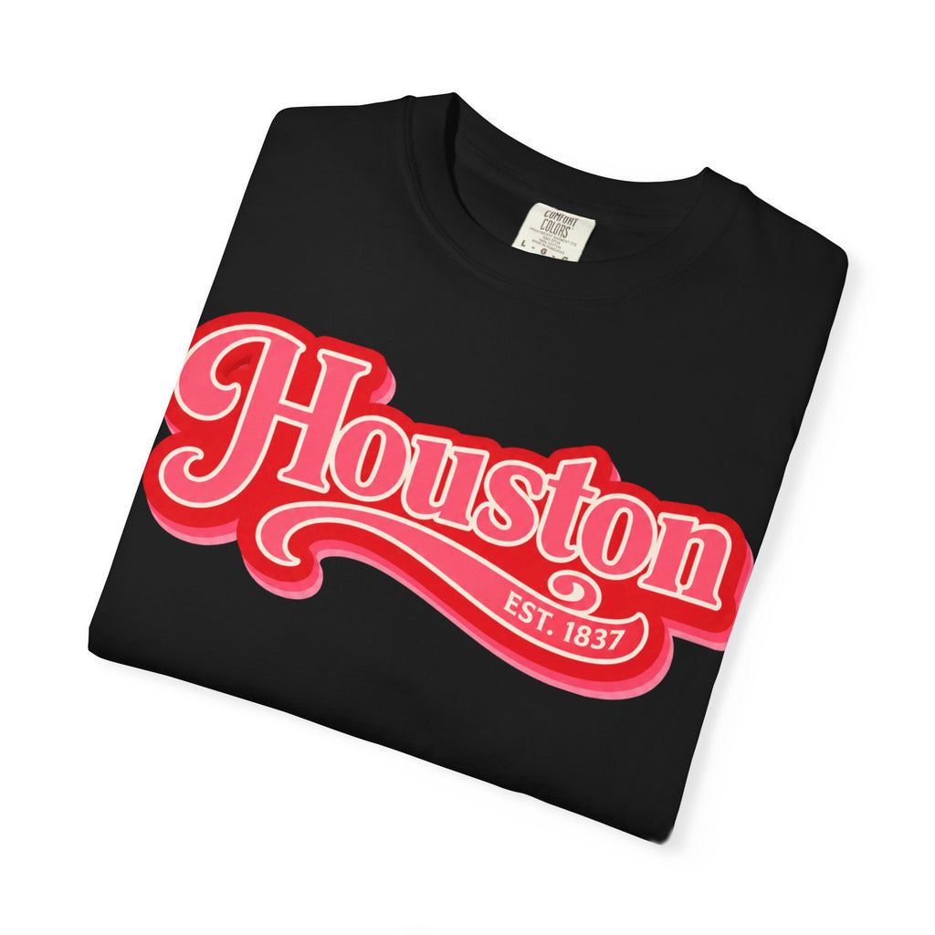 Houston Retro Script Tee