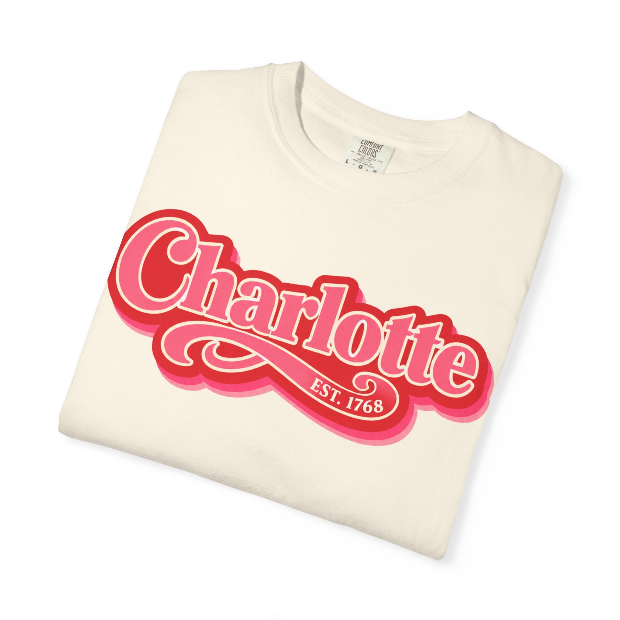 Charlotte Retro Script Tee