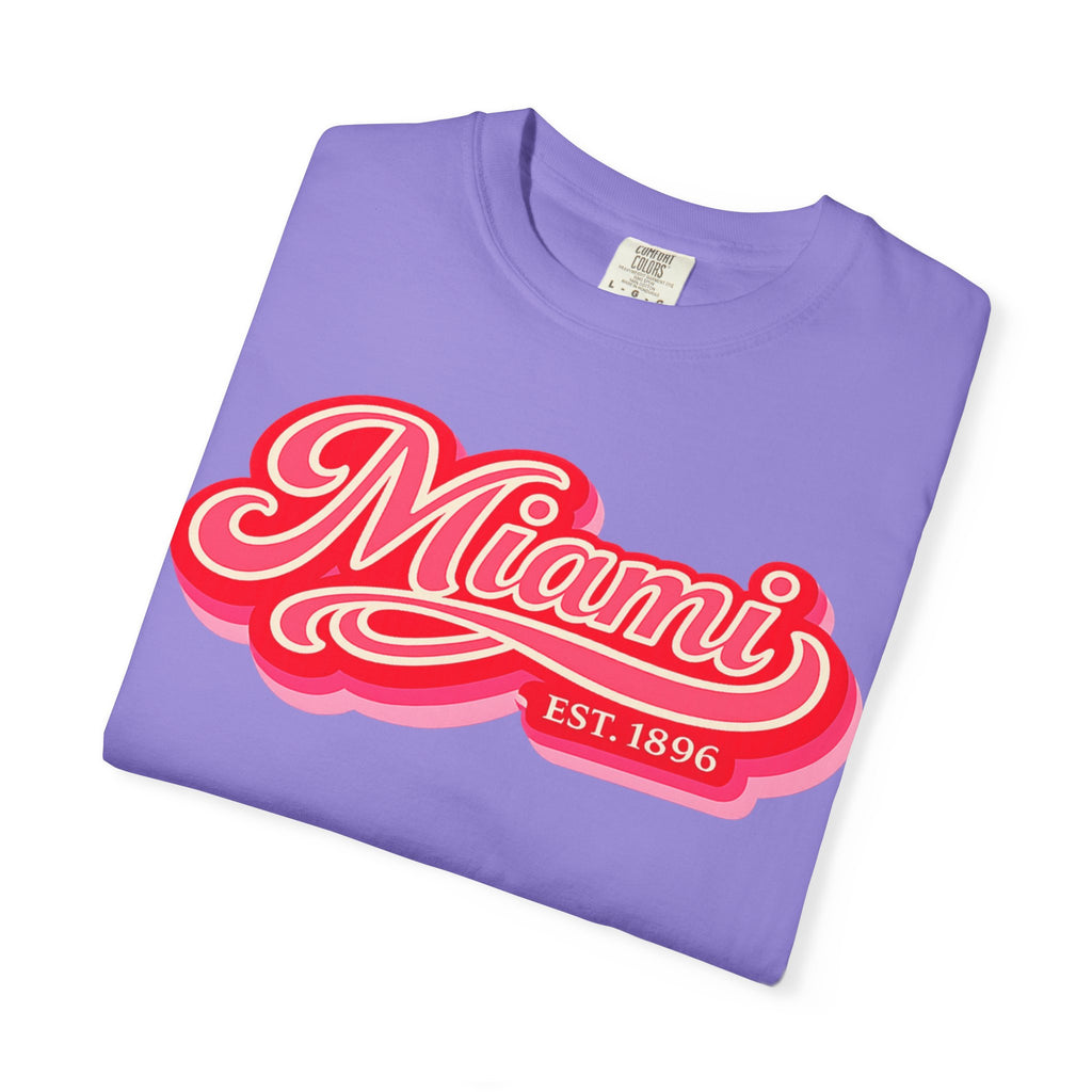Miami Retro Script Tee