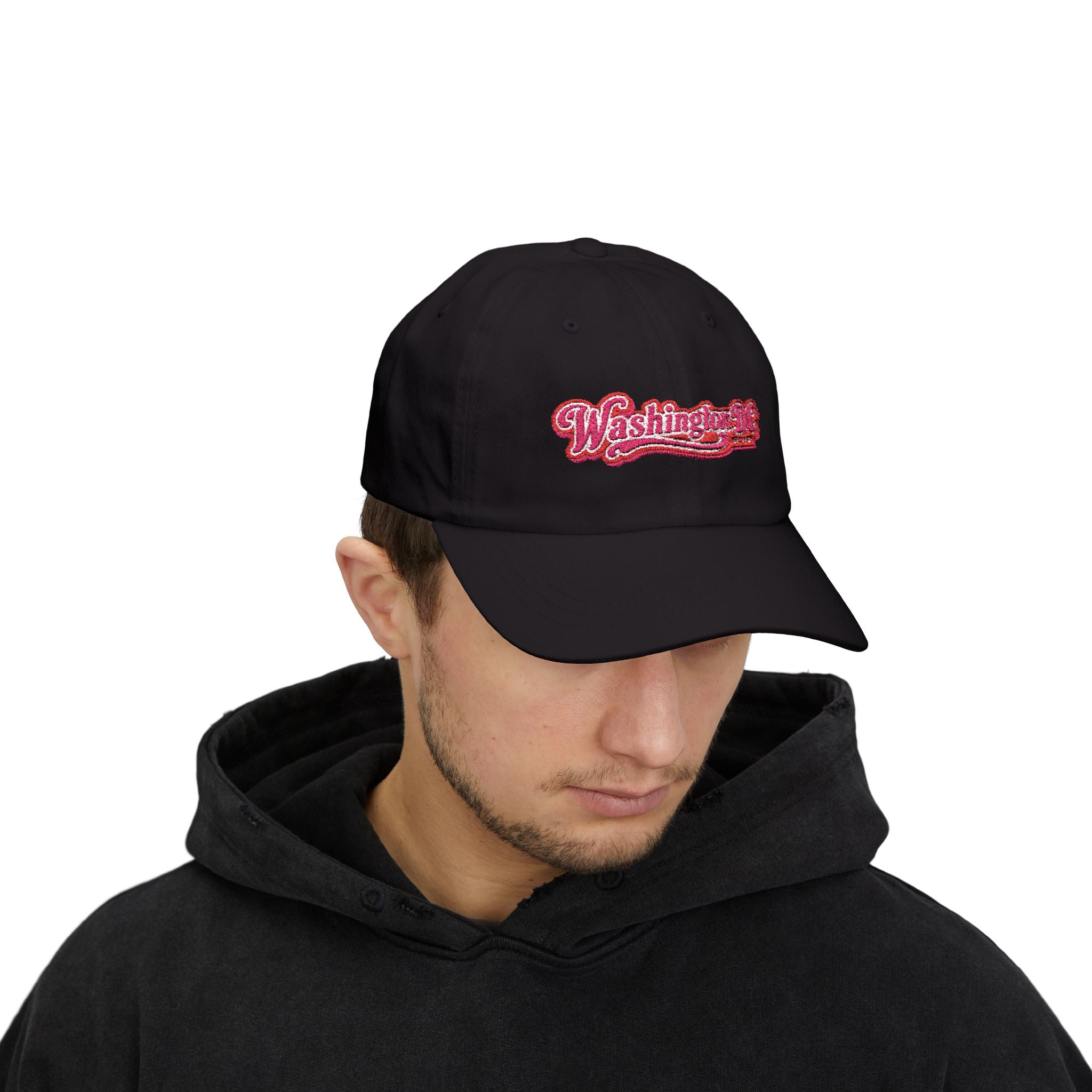 Washington DC Retro Script Dad Hat