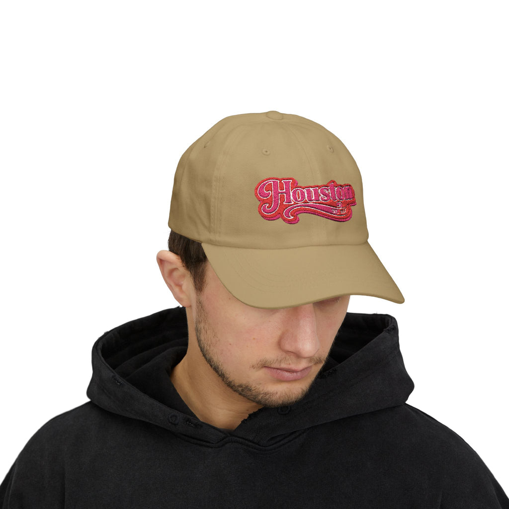 Houston Retro Script Dad Hat