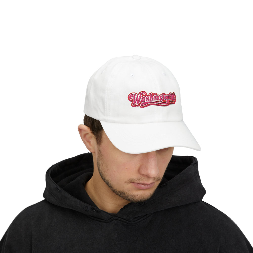 Washington DC Retro Script Dad Hat