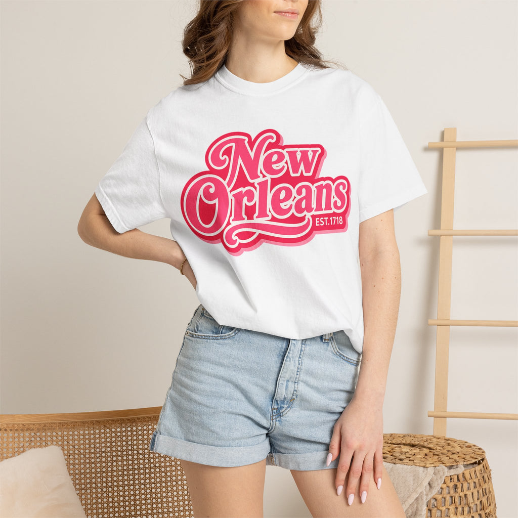 New Orleans Retro Script Tee