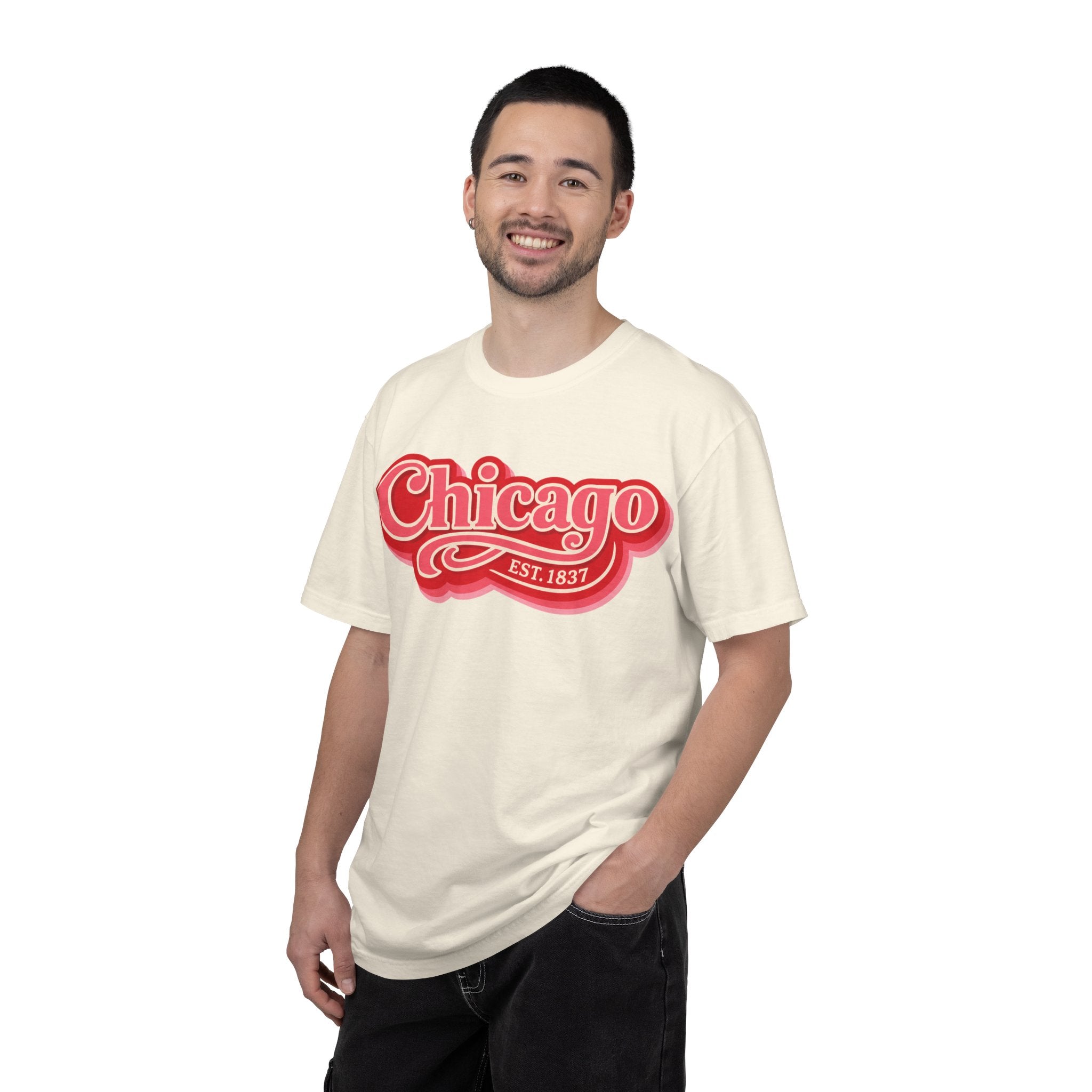 Chicago Retro Script Tee