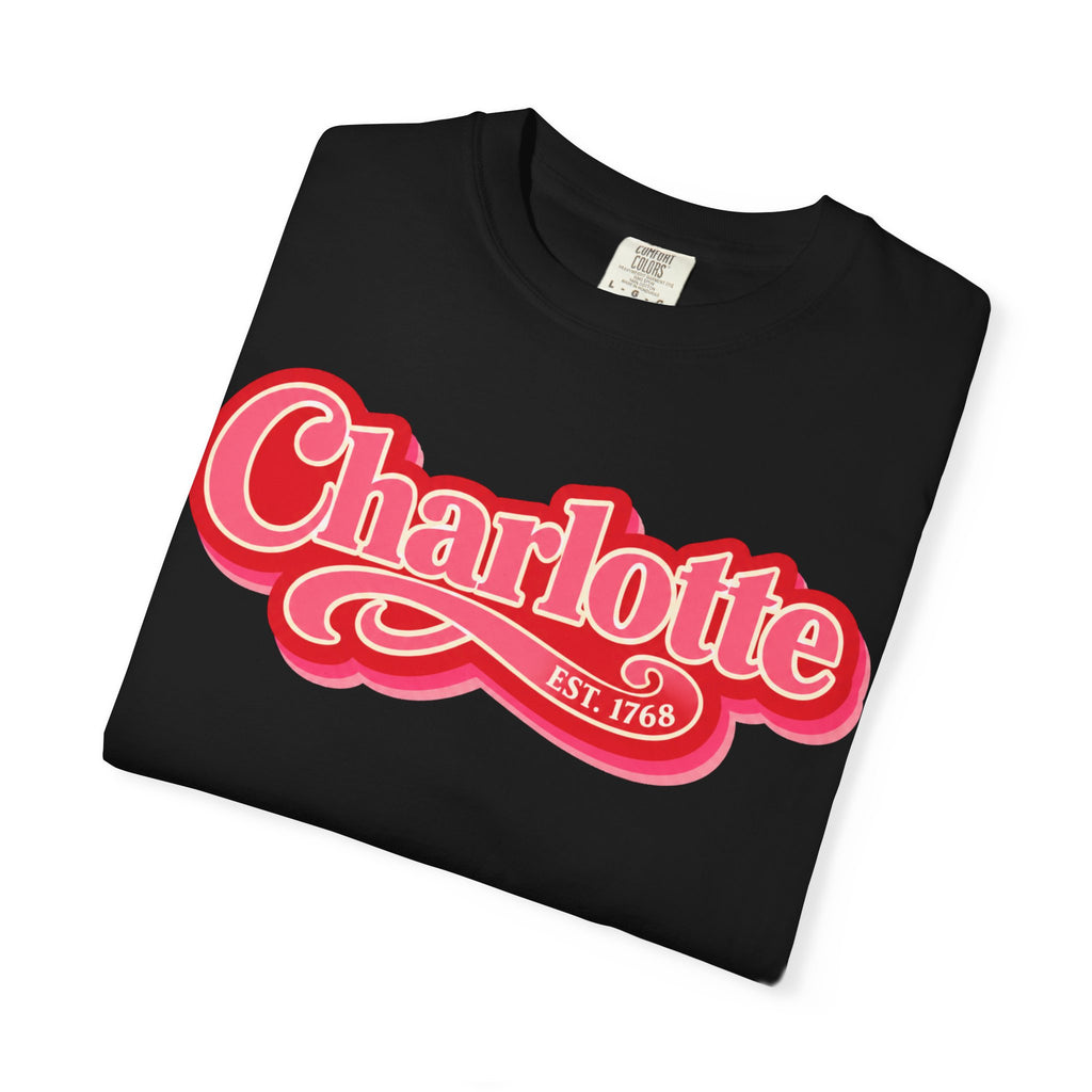 Charlotte Retro Script Tee