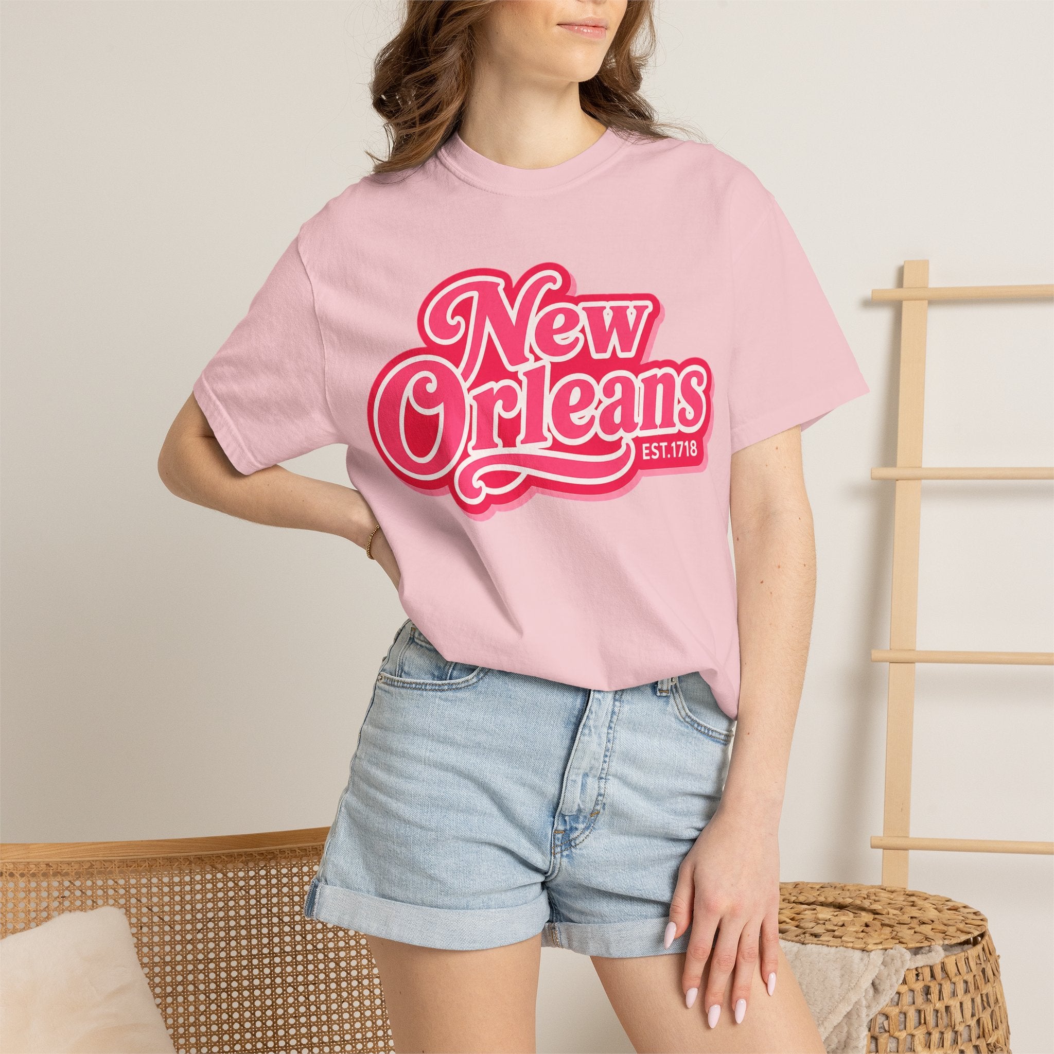 New Orleans Retro Script Tee