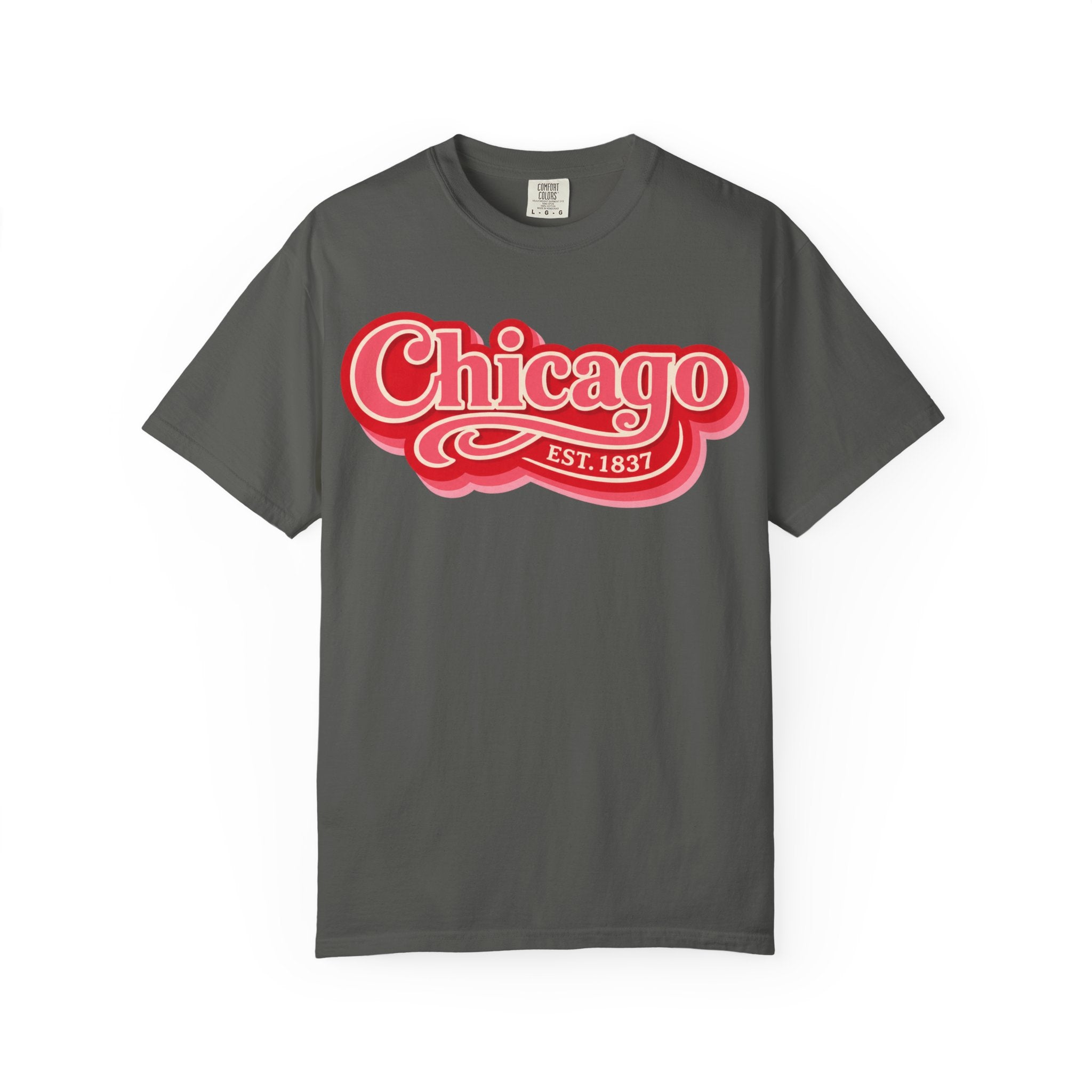 Chicago Retro Script Tee