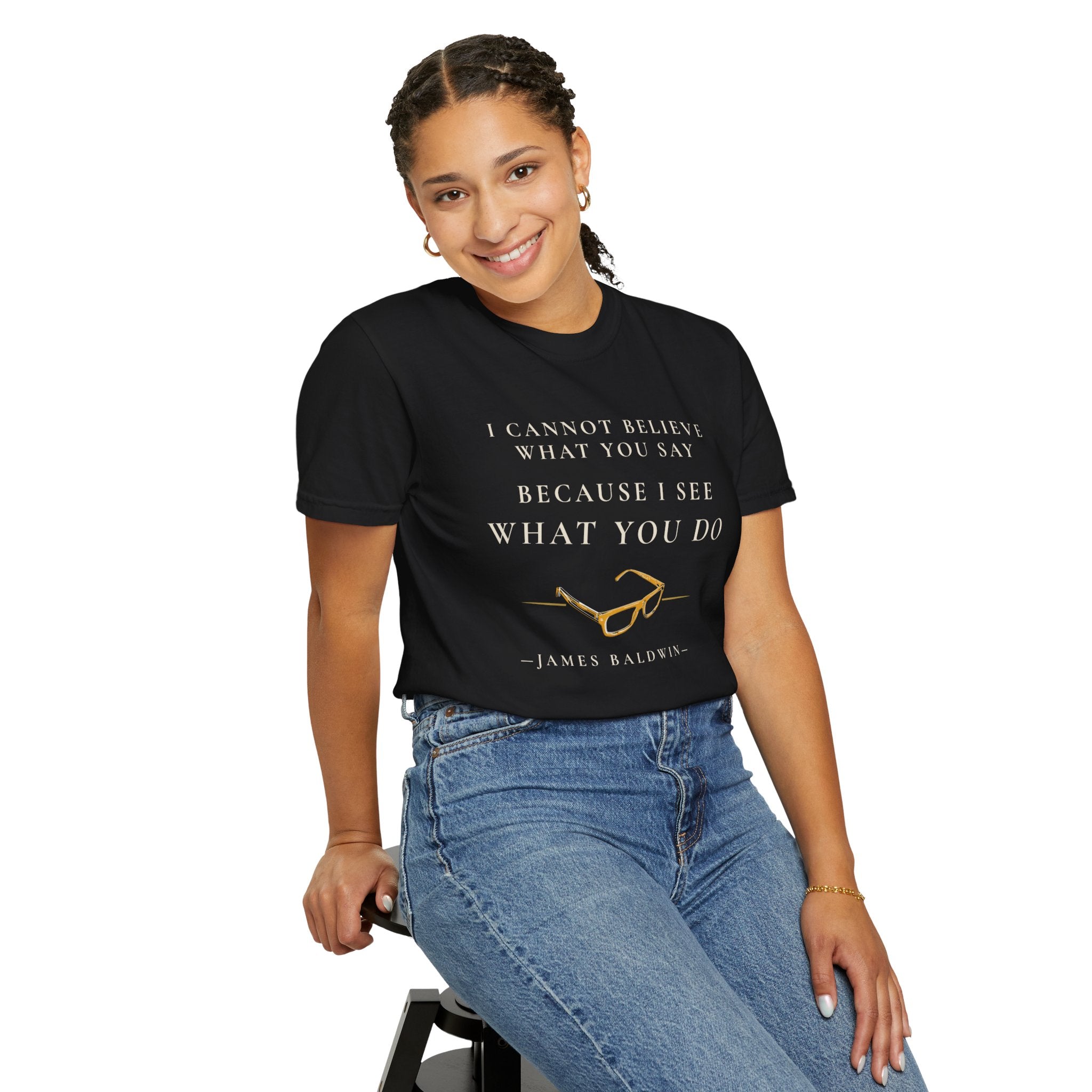 James Baldwin What You Do Tee